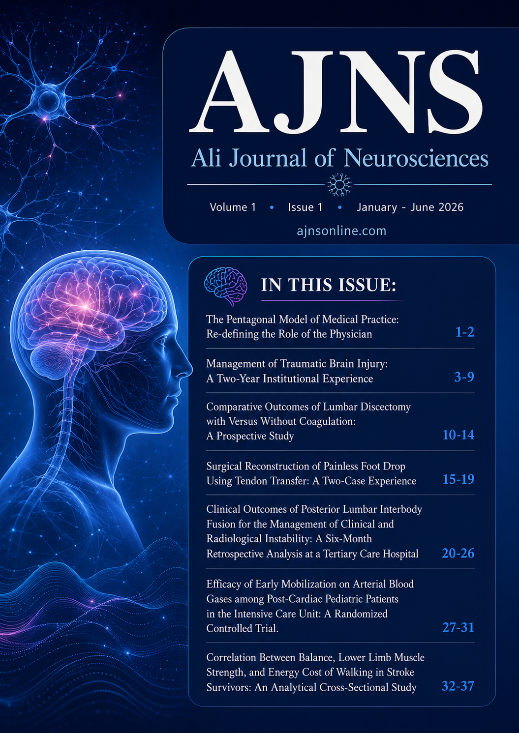 					View Vol. 1 No. 1 (2026): Ali Journal of Neurosciences (AJNS)
				